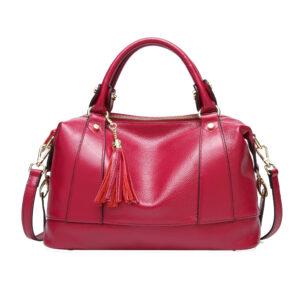 a beautiful leather handbag