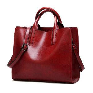 leather handbag